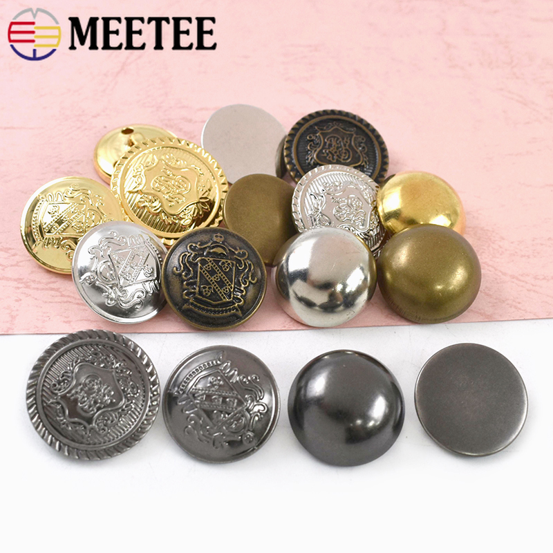 Button Hole Cutter - 20/50 قطعة أزرار معدنية للملابس مقاس