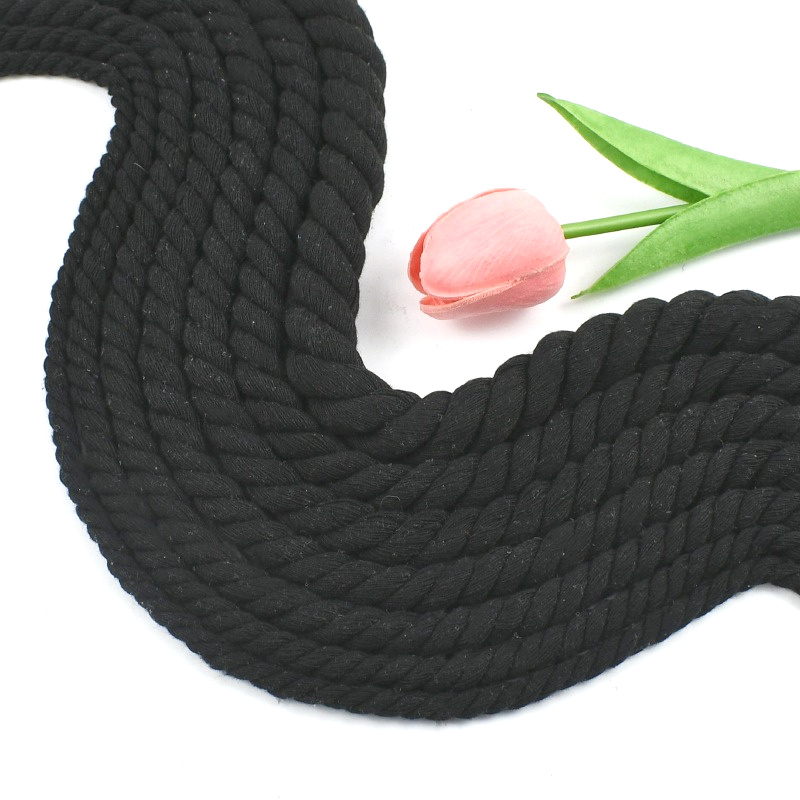Sewing Thread In Textile - 1-5 متر 5-20 مللي متر أسود