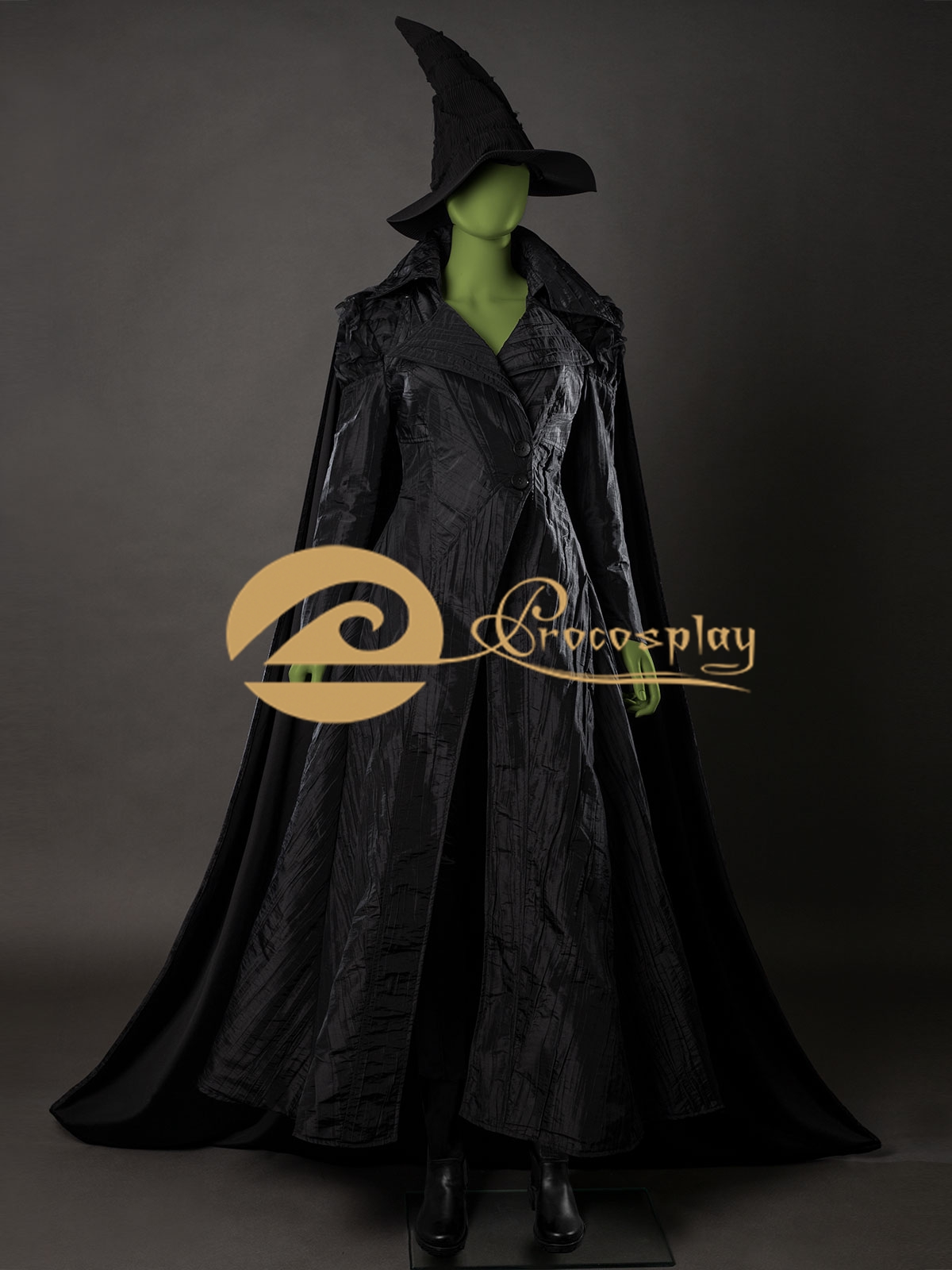 Sewing Velvet Fabric - Elphaba الزي الأسود تأثيري حلي النساء