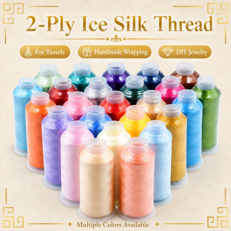 Sewing Thread In Textile - خيط شرابة عمودي 150D/2 خيوط، خيط