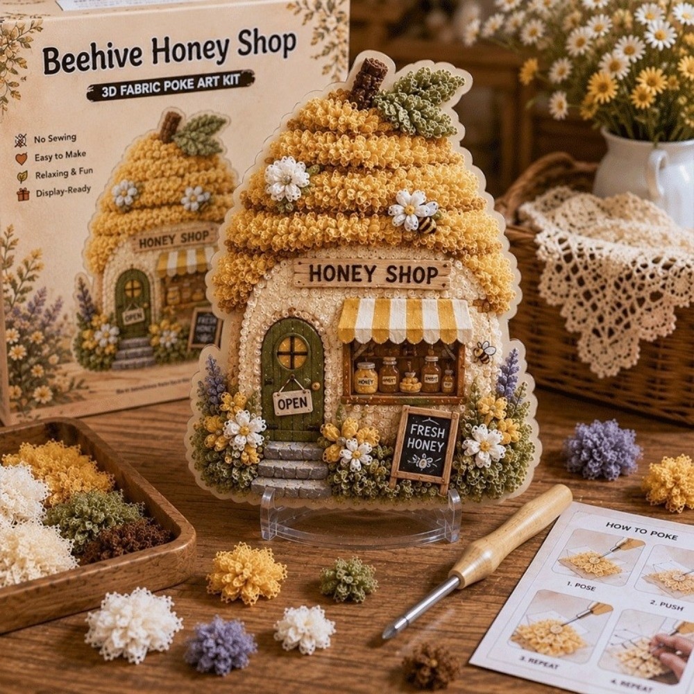 Is Sewing Textile Art - مجموعة فن البوكه لمشهد المنزل، كوخ