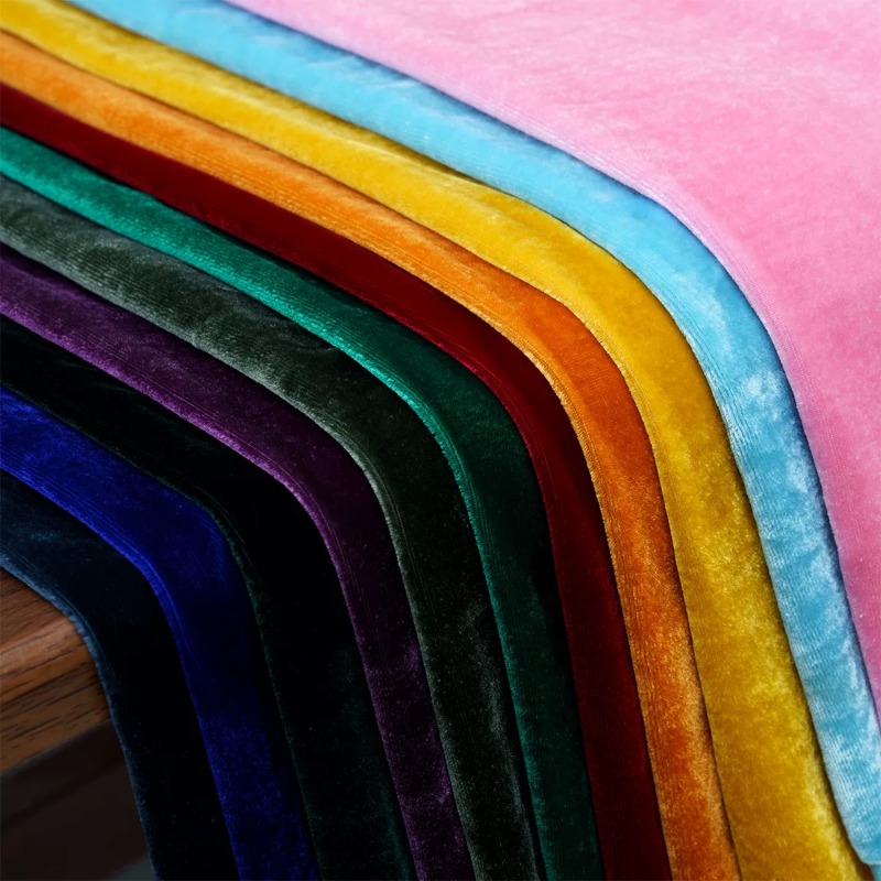 Sewing Velvet Fabric - قماش مخملي صناعي غير مرن، مناسب
