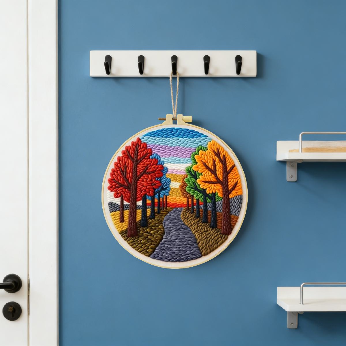 طقم تطريز بالإبرة المثقوبة بتص - مراجعة Is Sewing Textile Art وسعره