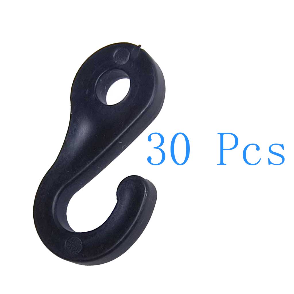30/50/100 قطعة البلاستيك العين - مراجعة Hook Eye Fastener وسعره