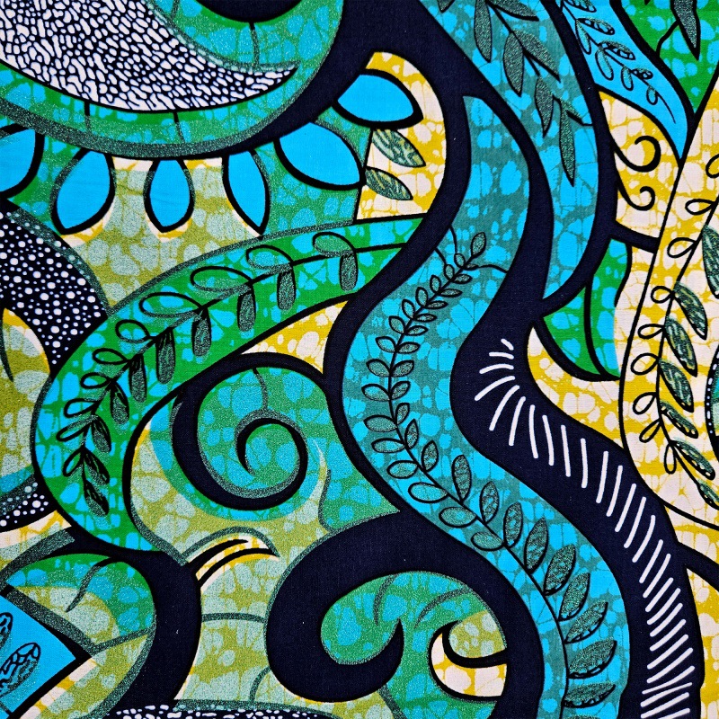 6 ياردة طويلة 46 ''واسعة النمط - مراجعة Sewing Batik وسعره