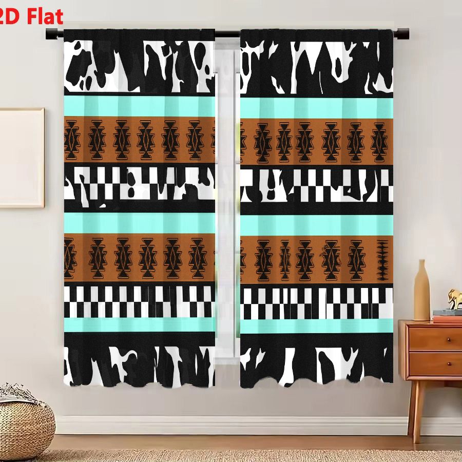 قطعتان من الستائر بنمط هندسي ت - مراجعة Century Textile & Sewing Supply Saskatoon Sk وسعره