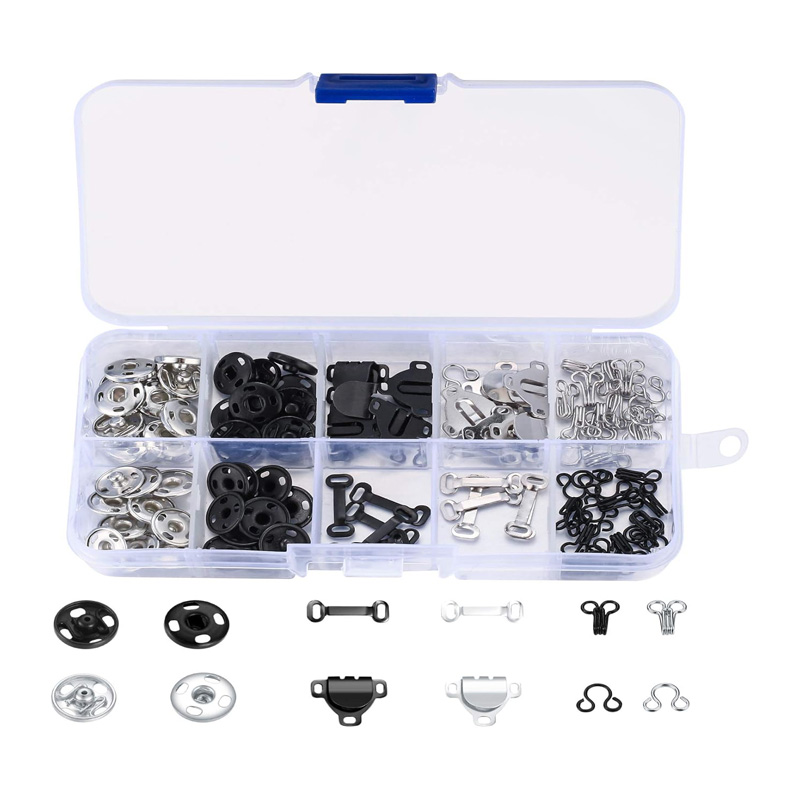 100 قطعة من خطافات وأعين الخيا - مراجعة Hook Eye Fastener وسعره