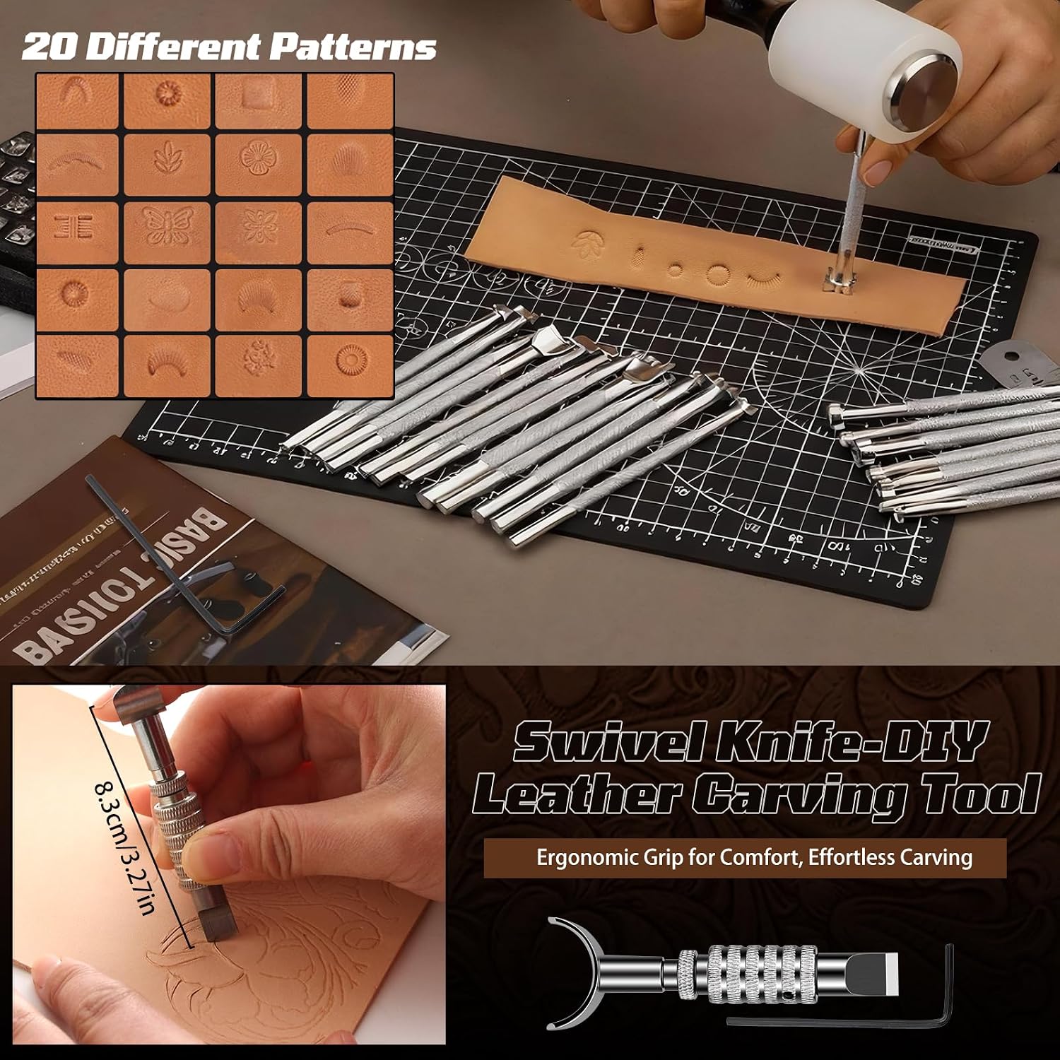 طقم أدوات العمل بالجلد، مجموعة - مراجعة Sewing Kit وسعره