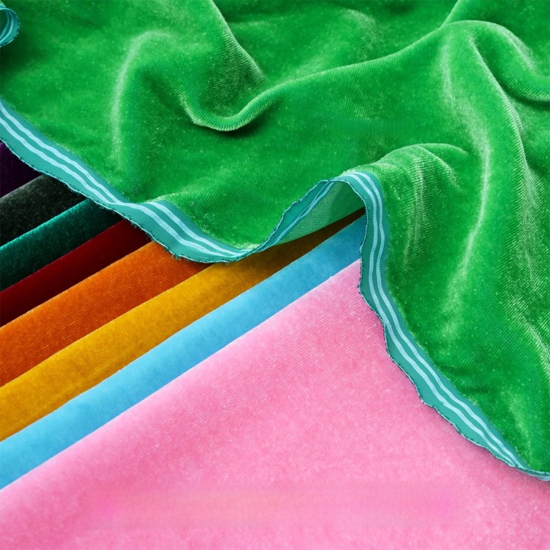 قماش مخملي صناعي غير مرن، مناس - مراجعة Sewing Velvet Fabric وسعره