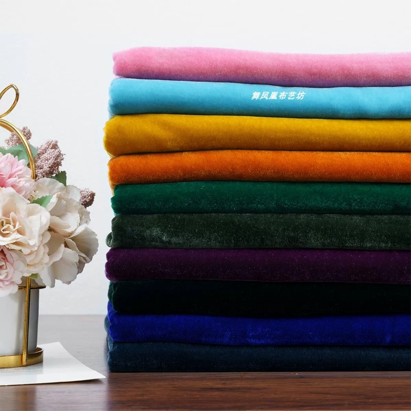 قماش مخملي صناعي غير مرن، مناس - مراجعة Sewing Velvet Fabric وسعره
