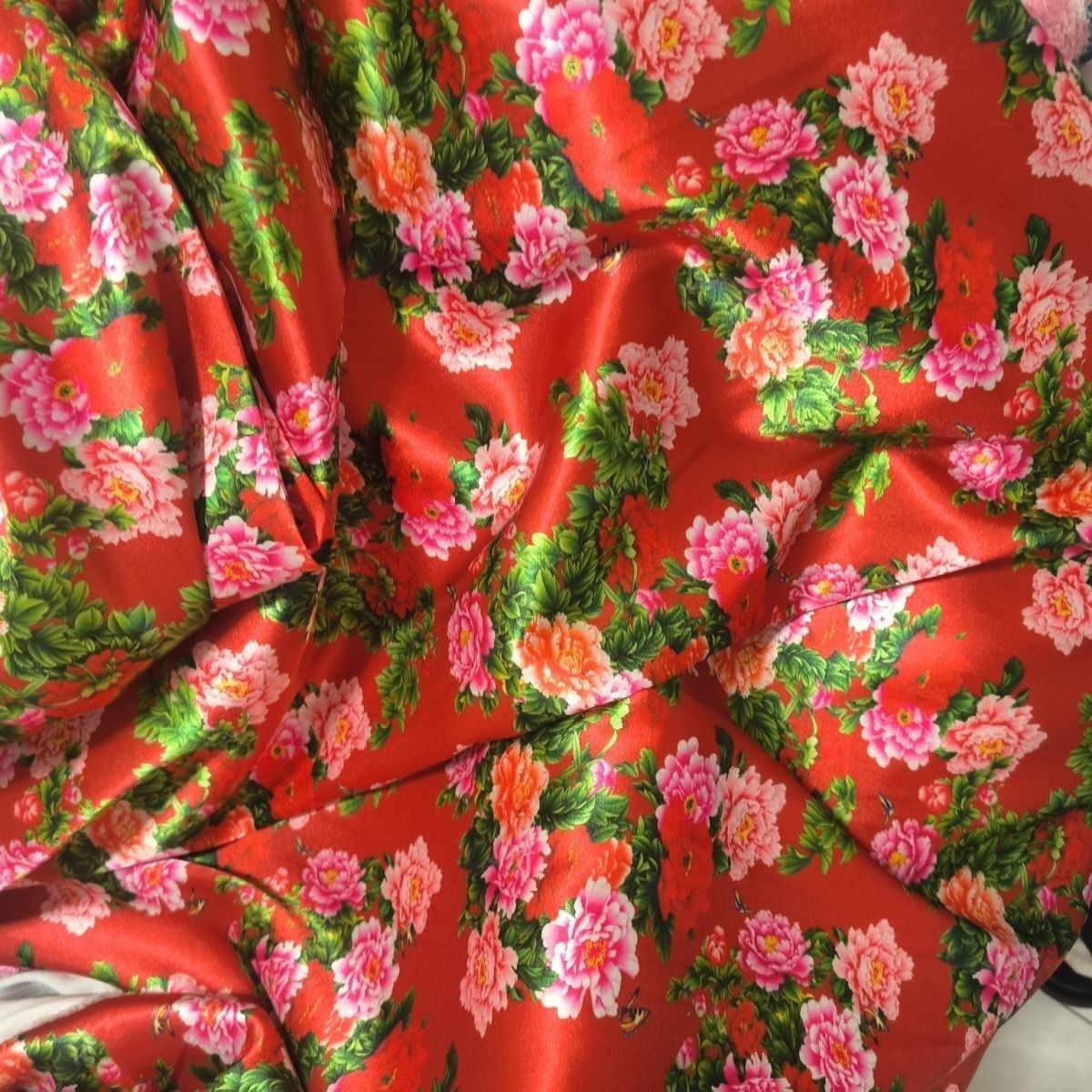 الأزهار طباعة خلات نسيج الساتا - مراجعة Sewing Textiles وسعره