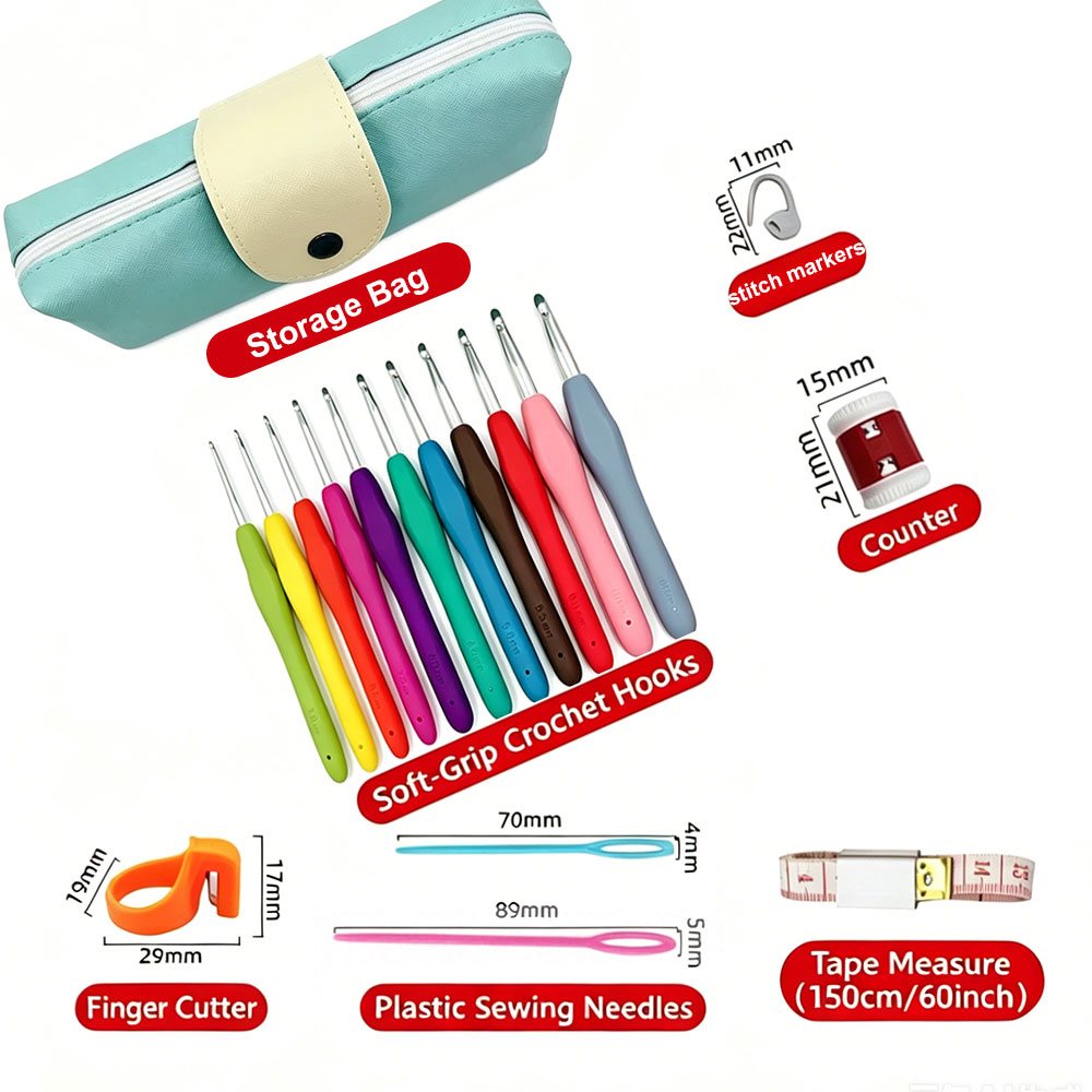 مجموعة من 37 قطعة من إبر الكرو - مراجعة Sewing Kit وسعره
