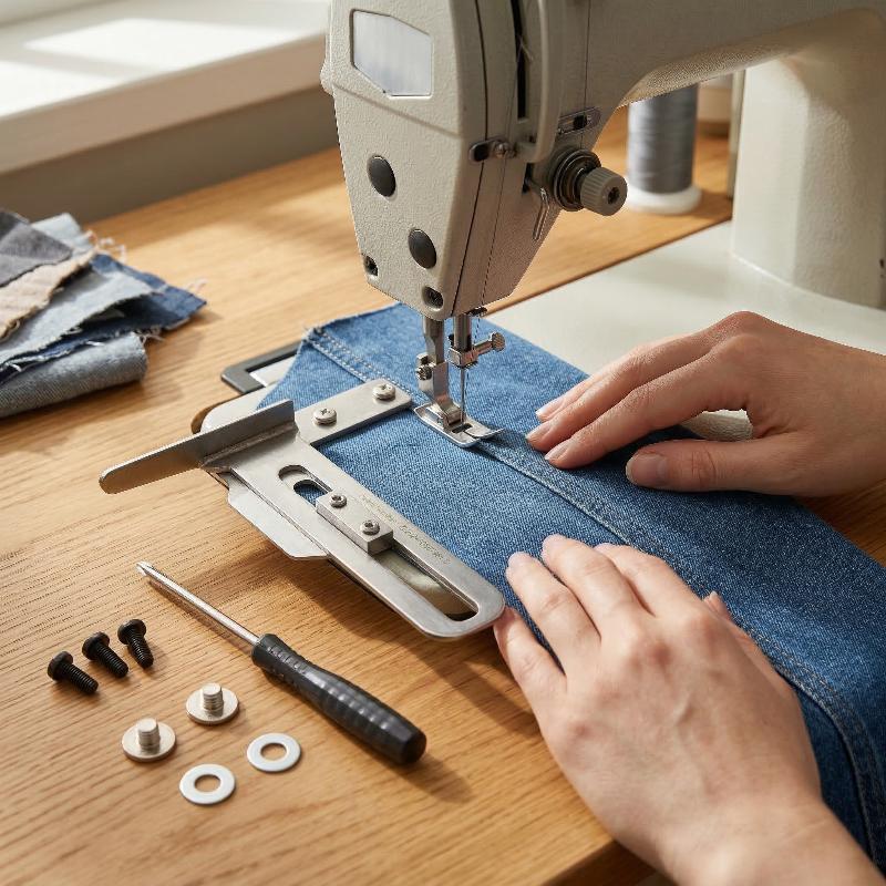 مجموعة قدم خياطة متعرجة بثلاث  - مراجعة Sewing Textiles وسعره